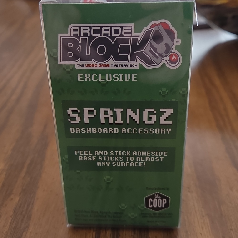 White Chicken Spring Dashboard Accessory - Picture 2 of 3